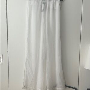 Nasty Gal White Sheer Maxi Skirt